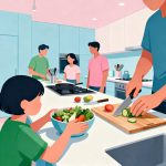 Wspólne gotowanie z rodziną